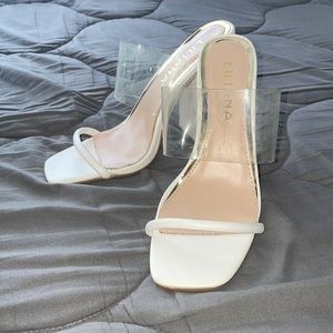 White block heels